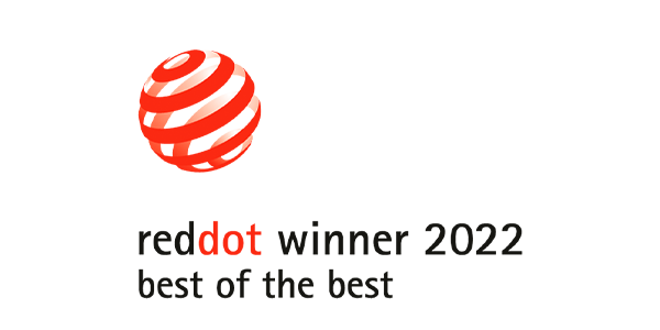 Das Logo des Red Dot Awards. 