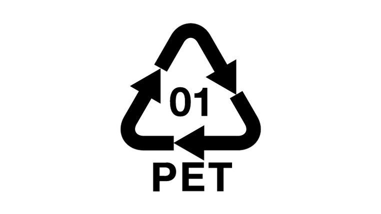 01-Recyclingcode für PET | © https://commons.wikimedia.org/wiki/File:Plastic_Recycling_Code_01_PET.svg