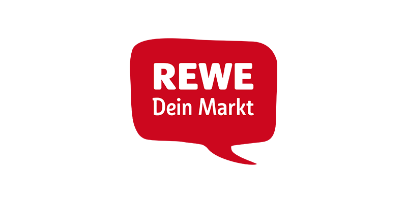 Das REWE Logo. 